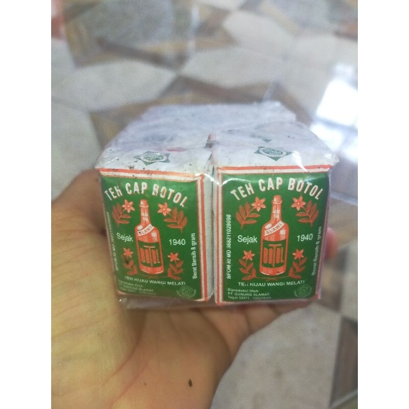 

Teh Cap Botol Hijau Wangi Melati Isi 10 Pcs