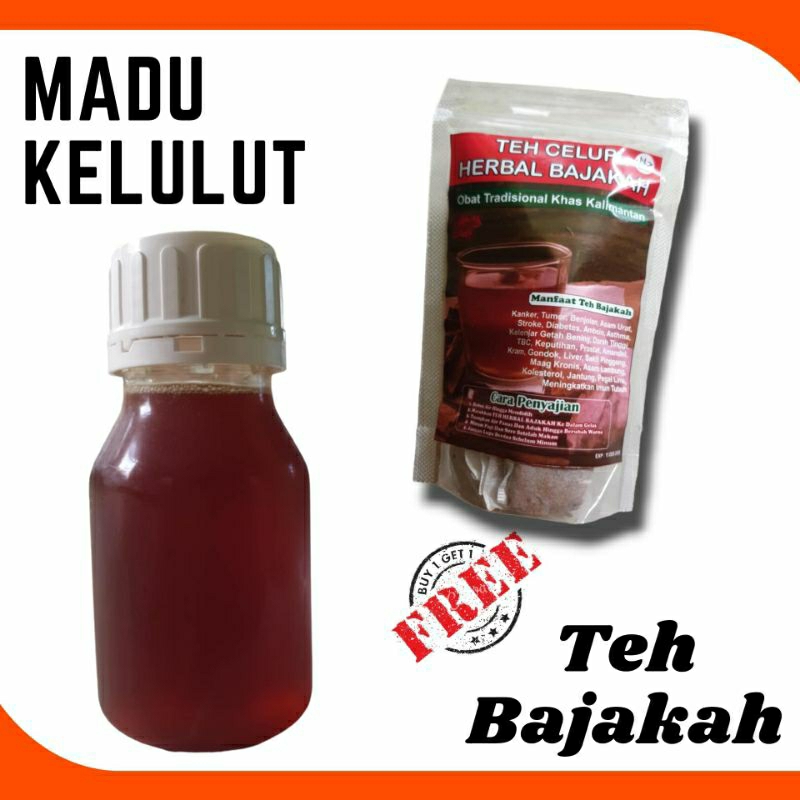 

Madu Kelulut Bonus teh Bajakah Borneo asli kalimantan Super Antibotik dan inflamasi