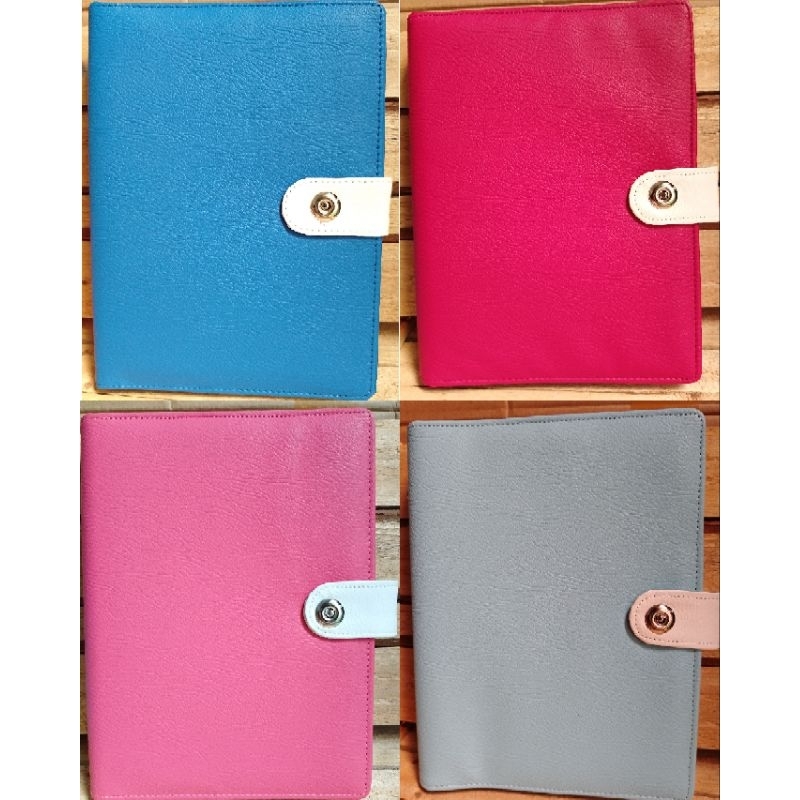

BINDER A5 COVER KULIT POLOS/SPIRAL BESI/TERDAPAT KANCING