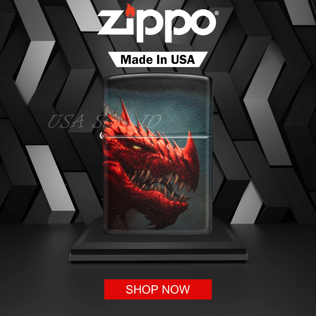 Korek Zippo Dragon Design 48777 Original Made In USA