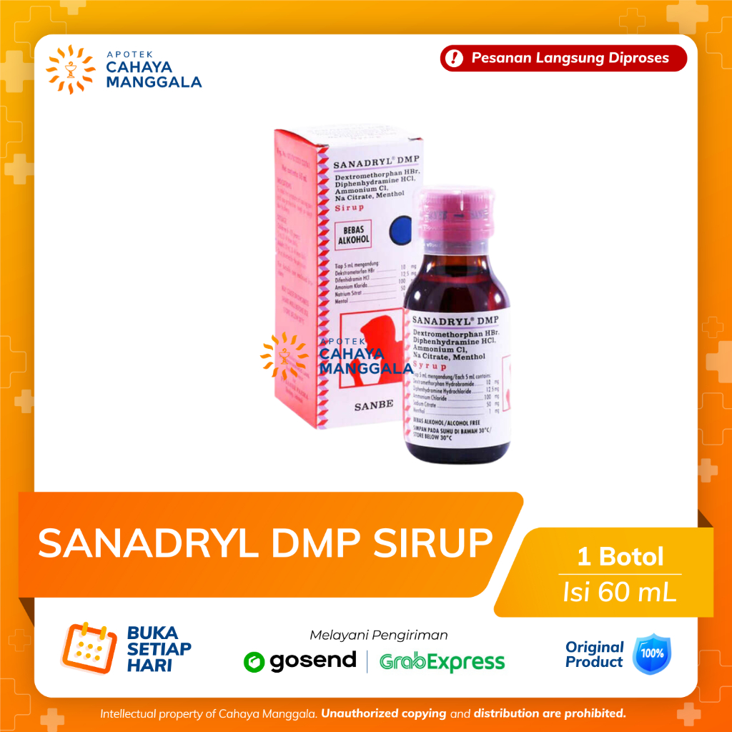 SANADRYL DMP SIRUP 60 ML