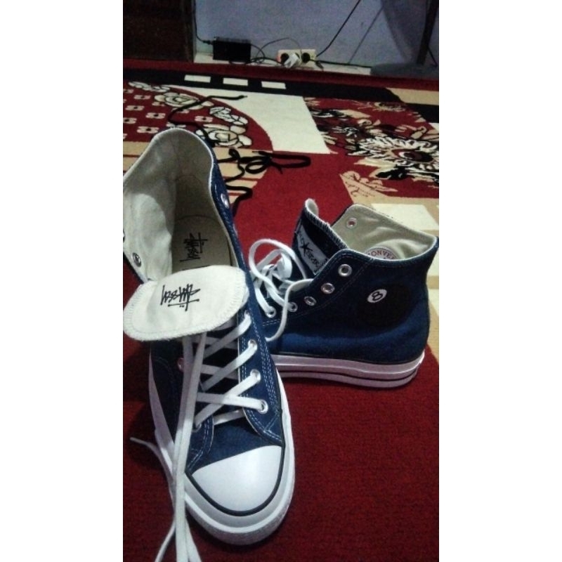 Converse x stussy 8 ball
