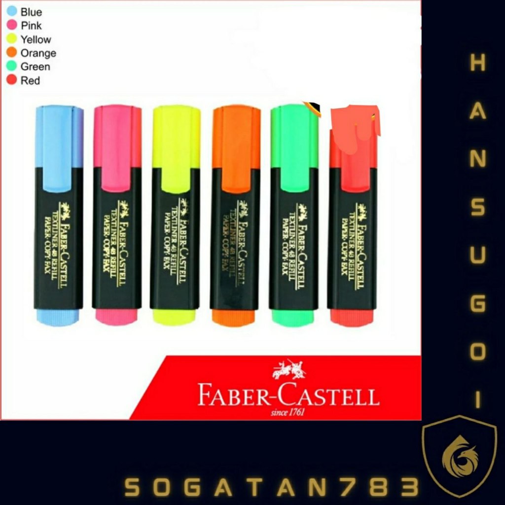 

Textliner Faber Castell 1548 - Orange