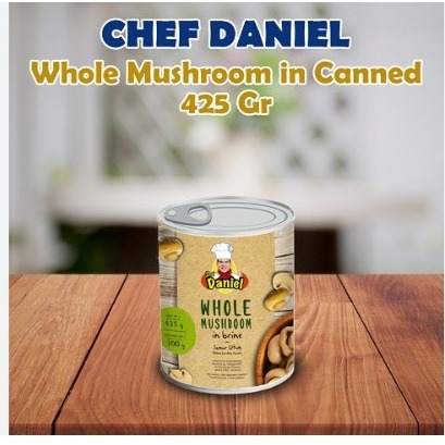 

Chef Daniel Whole Mushroom (Jamur Kancing) 425gr