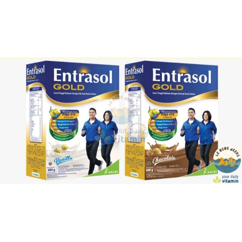 

Entrasol Gold Vanila & Coklat 170g/ 340g/ 580g