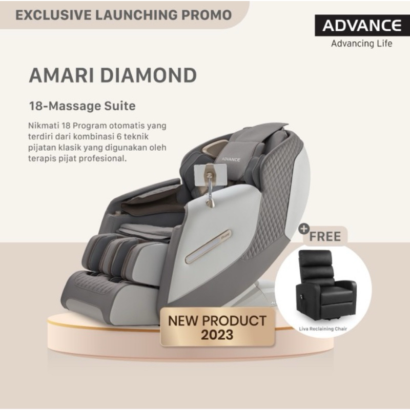 Kursi Pijat ADVANCE Amari Diamond HS8911 - Massage Chair