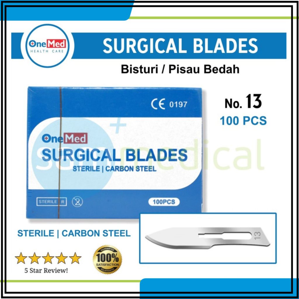 Onemed Bisturi / bisturi steril @100 PCS