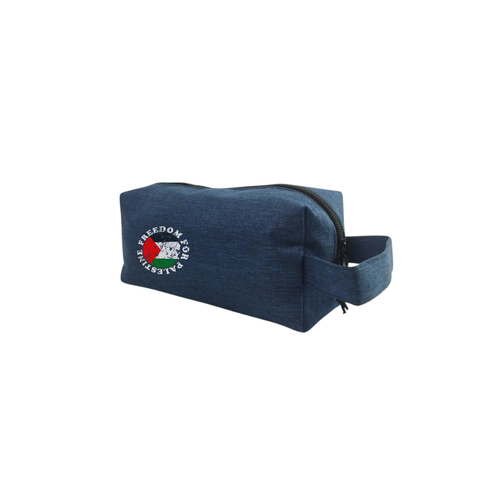 

Abigadu Wadah Pensil Anak Motif Palestine Pencil case anak Denim jumbo kotak Pensil sekolah kantor Remaja Pria Wanita