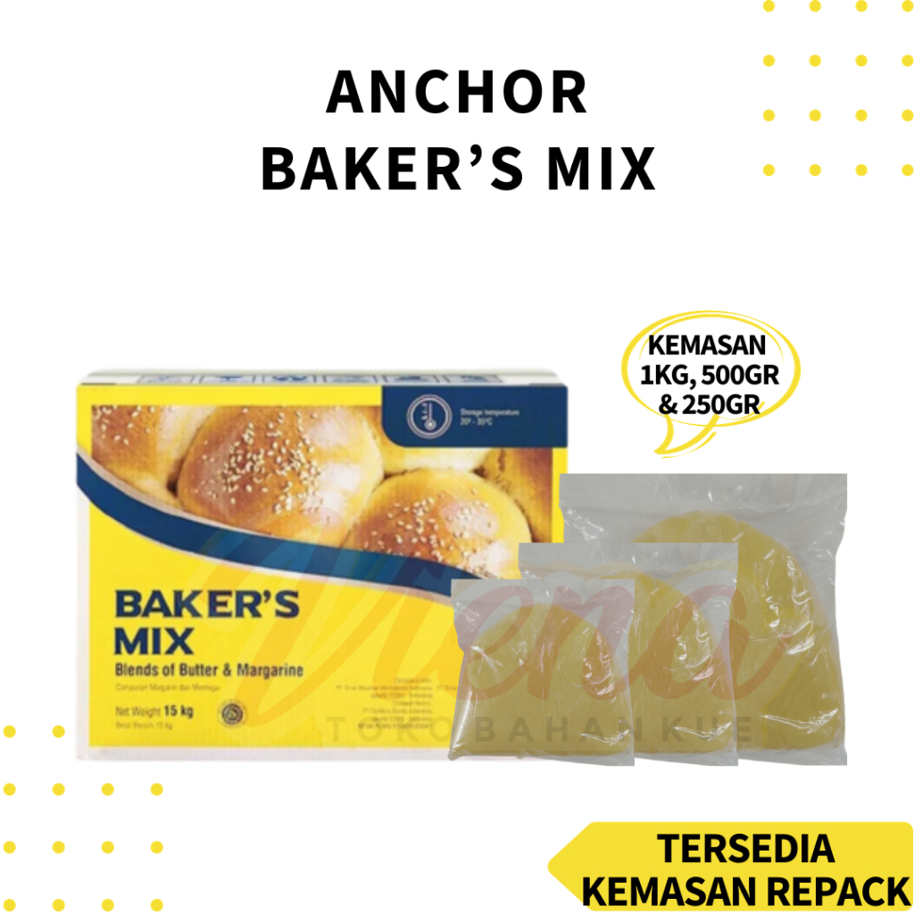 

Anchor Baker's Mix / Anchor Margarin Mix Mentega REPACK 1kg