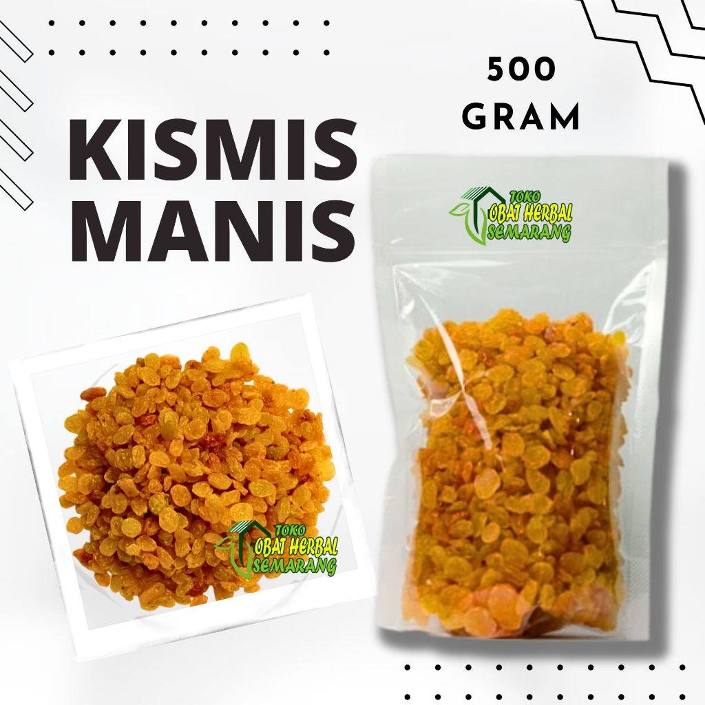 

Kismis Manis 500 Gram Oleh Oleh Haji Umroh | Kismis Premium Asli Import Khas Arab Saudi Original 100% Kemasan Repack Pouch Makanan Oleh Oleh Gift Haji Dan Umroh
