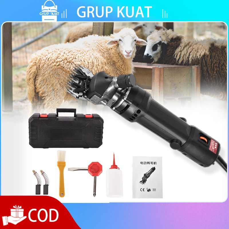 6 Speeds 690W High Power Alat Cukur Bulu Domba Alat Cukur dan Potong Bulu Domba Listrik Alat Cukur D