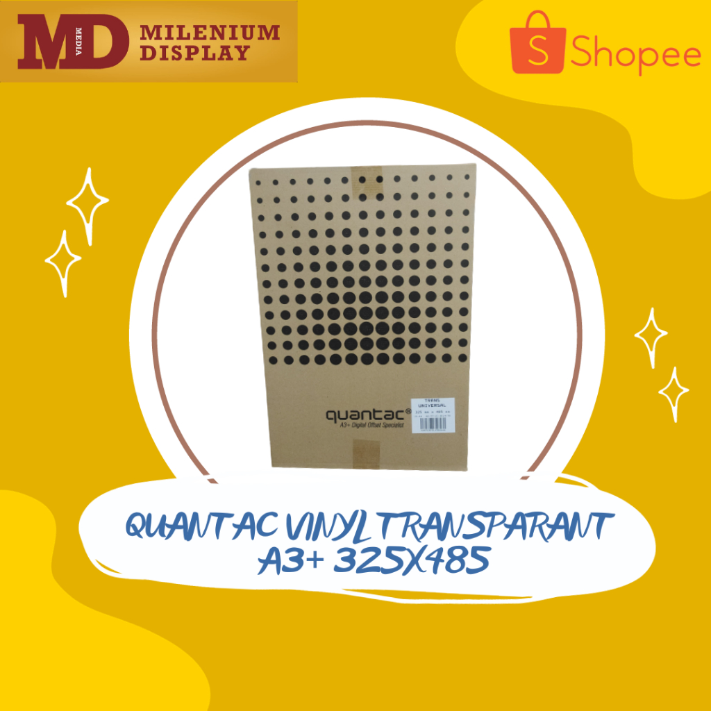 

QUANTAC VINYL TRANSPARANT A3+ 325X485