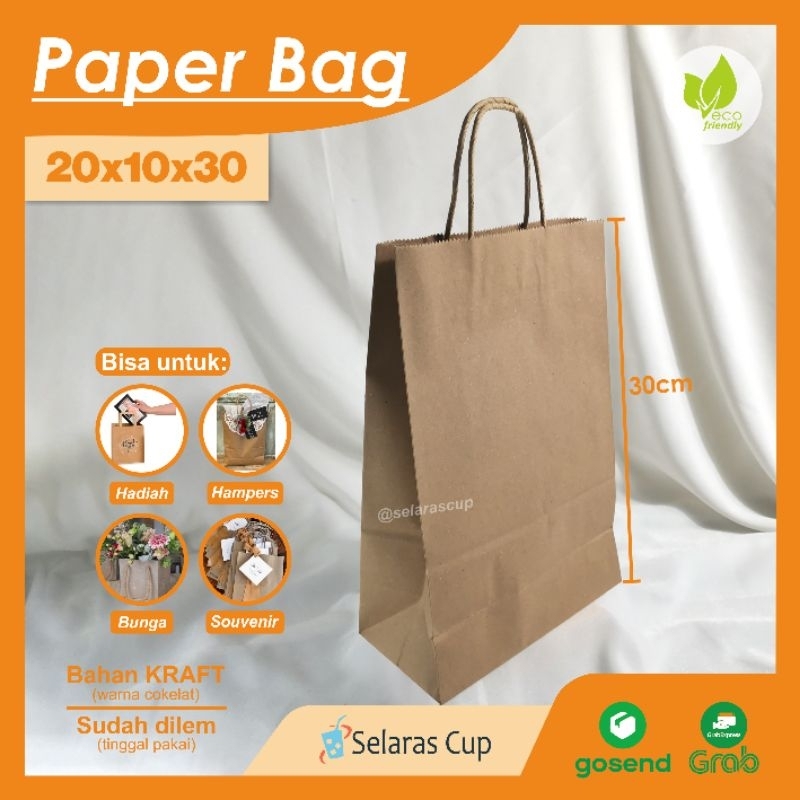 ISI 10 paper bag 20x10x30