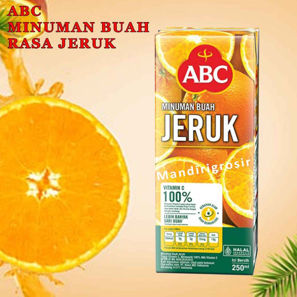 

Minuman Jus Buah * Abc Drink * Minuman Rasa Orange * 250ml