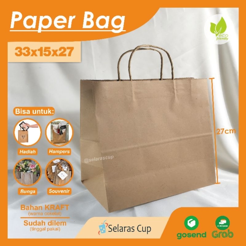 

ISI 10 paper bag 33x15x27