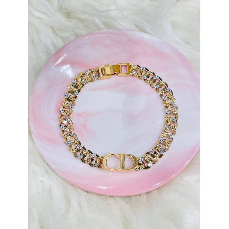 gelang sisik naga CD colourful simple elegant emas asli kadar 700 16K