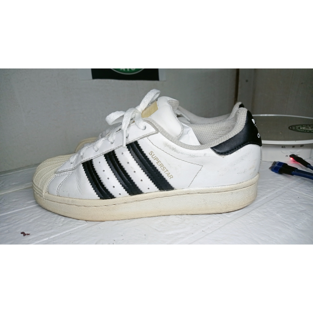 SEPATU SNEAKERS ADIDAS SUPERSTARS SECOND BRANDED PRIA/WANITA FREE KAOS KAKI