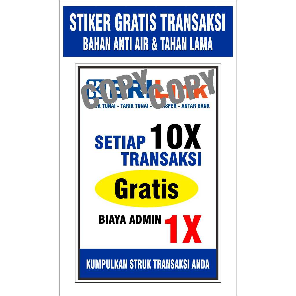 

STIKER GRATIS 1X TRANSAKSI