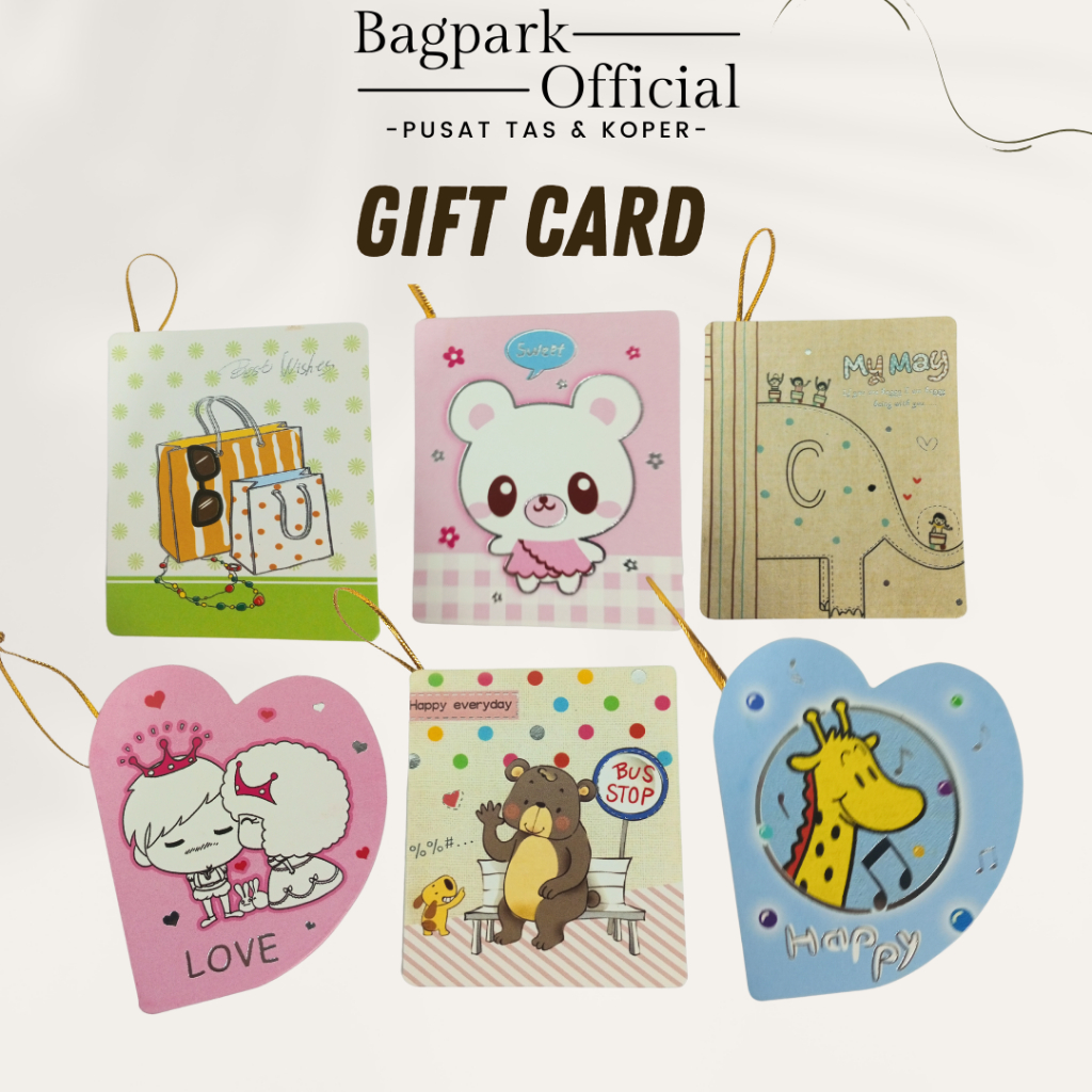 Kartu Ucapan Happy Birthday Kartu Ucapan Kosong Kartu Ucapan Lucu Gift Card Kartu Ucapan Wedding Kad