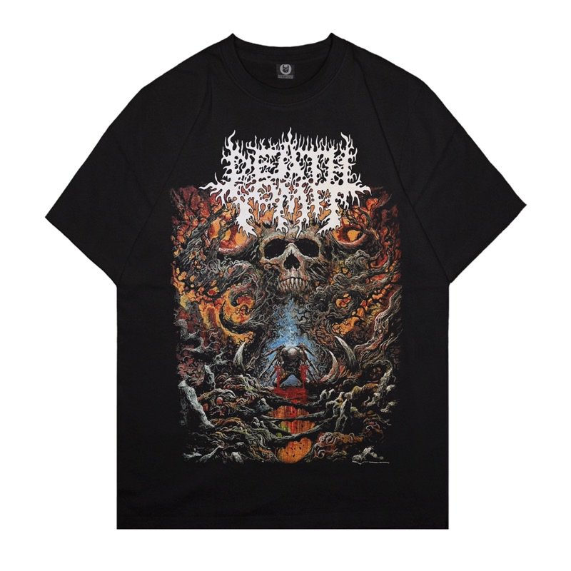 Xtrememerch Death Vomit "Redemption" Boxy Fit T Shirt Original Kaos