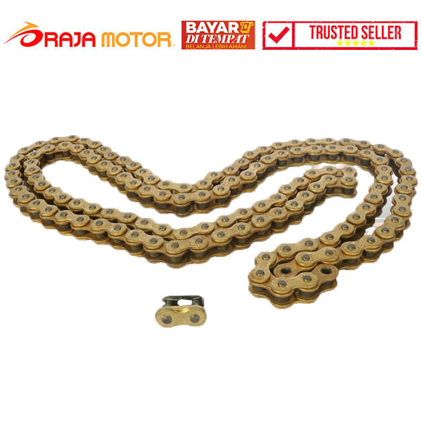 SSS Rantai Motor 520-110 HSBT- Gold