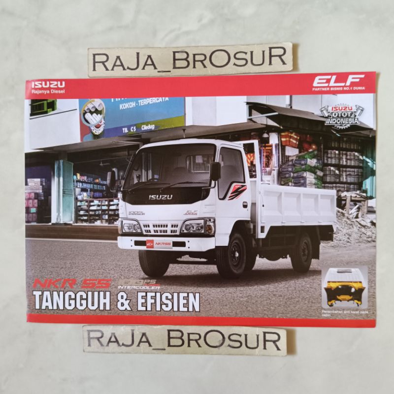 Poster brosur katalog flyer Isuzu ELF NKR55 NKR 55 CC 100 PS 2015