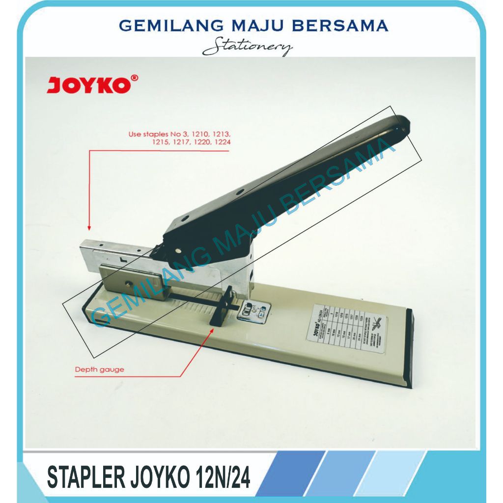 

Stapler / Stepler Heavy Duty Joyko HD-12N24
