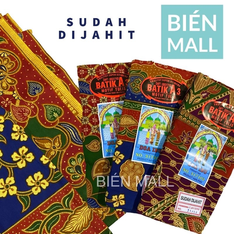 Batik Halus DOA IBU ORIGINAL bahan katun sudah dijahit