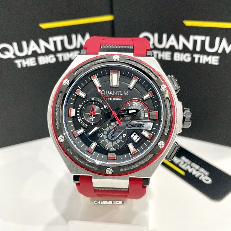 JAM TANGAN PRIA QUANTUM HNG1010.359 RUBBER ORIGINAL