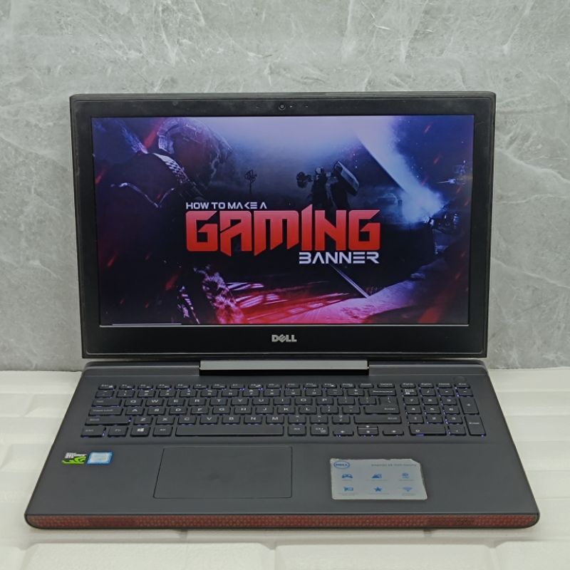 Laptop Dell Inspiron 15 7000 Gaming Intel Core i7-7700HQ RAM 8GB SSD 512GB + HDD 1TB GTX 1050 Ti