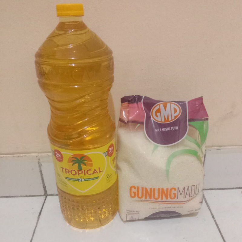 

PAKET MINYAK TROPICAL 2L + GULA GMP 1Kg
