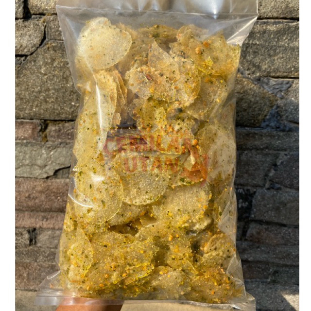 

KERIPIK KACA ORIGINAL DAUN JERUK 250gr