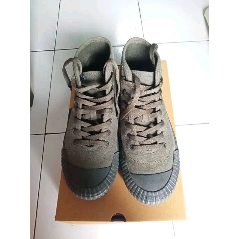 SEPATU BRODO VULCAN OLIVE