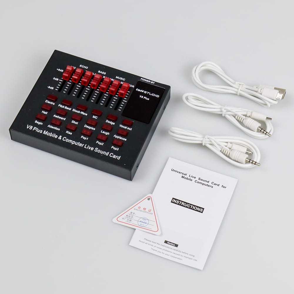 SOUNDCARD TAFFSTUDIO V8PLUS