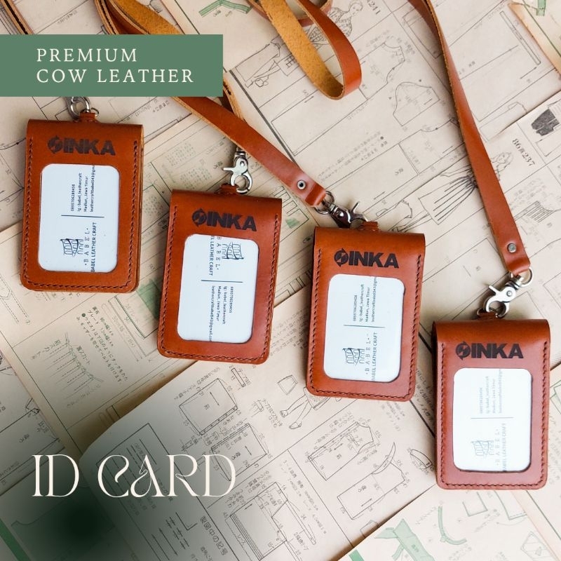 

ID CARD NAME TAG KULIT ASLI