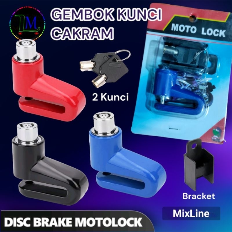 Gembok Kunci Cakram Sepeda Motor Universal