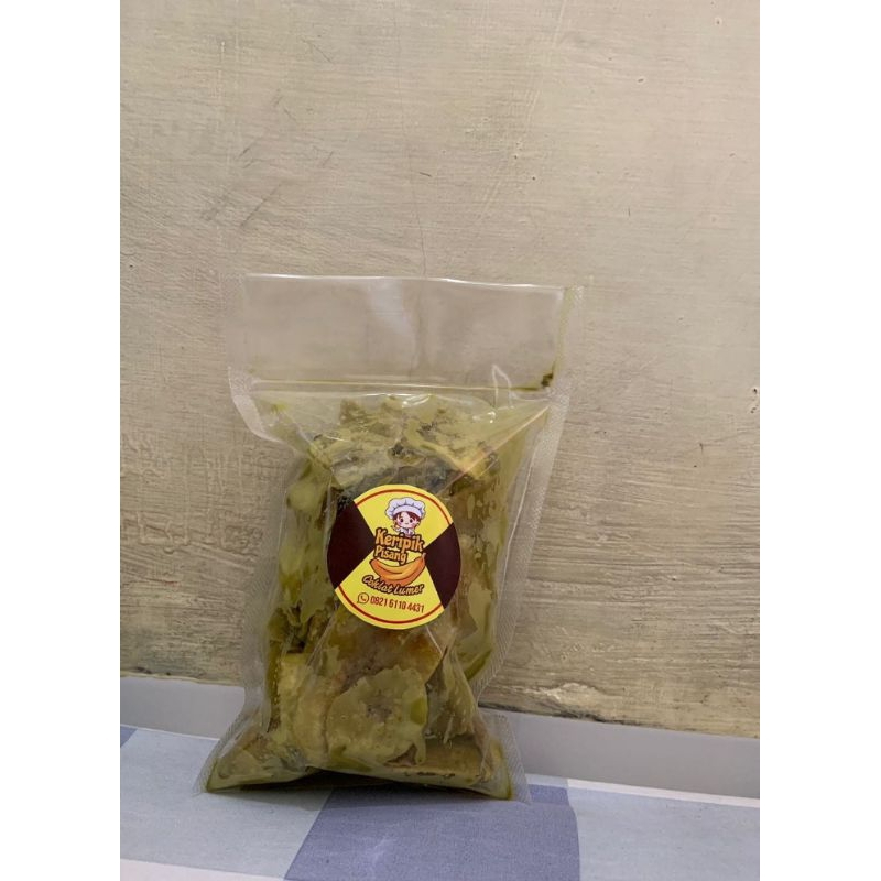 

Kripik Pisang Greentea Lumer