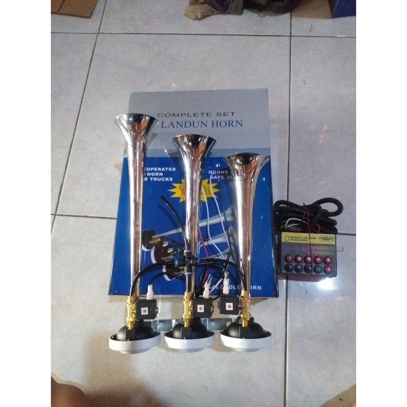 klakson set modul basuri 3 corong
