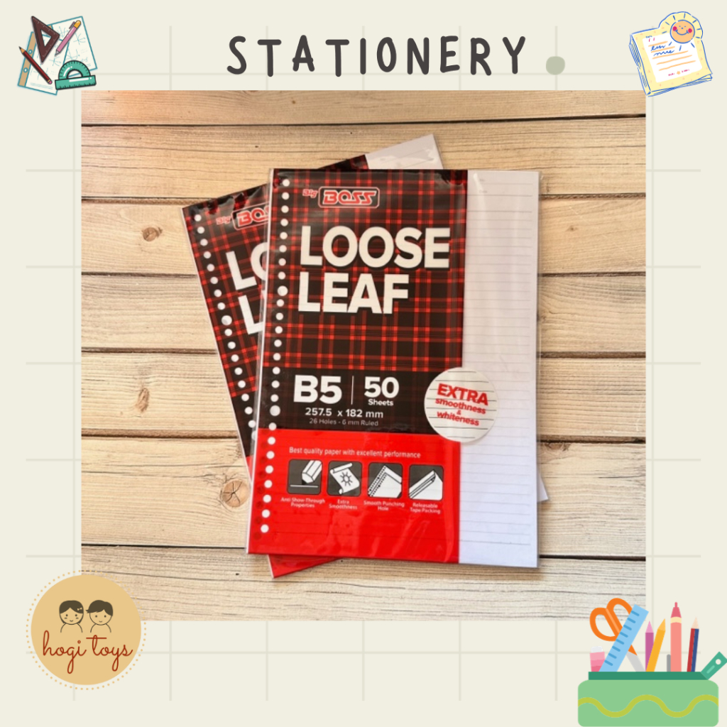 

Loose Leaf B5 isi 50 Lembar GARIS BIG BOSS
