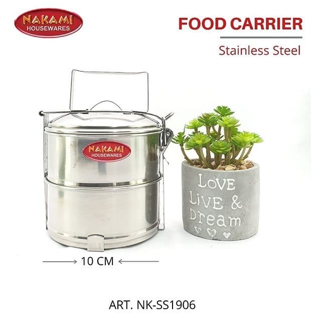 Rantang Stainless Steel Jepit Mini 10cm susun 2 susun 3