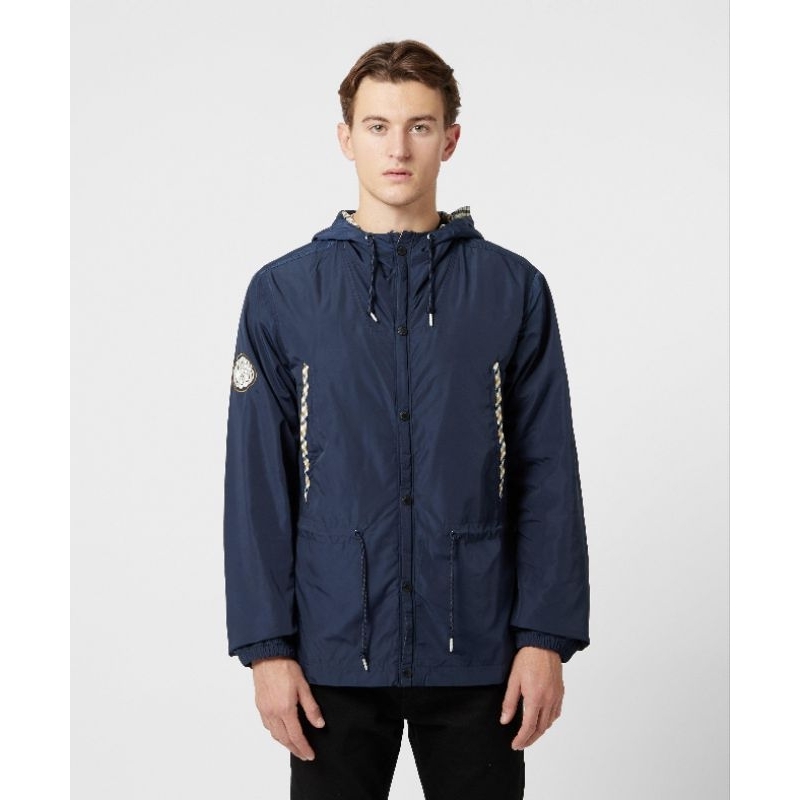 Pretty Green Ridley Check Jacket Navy Original