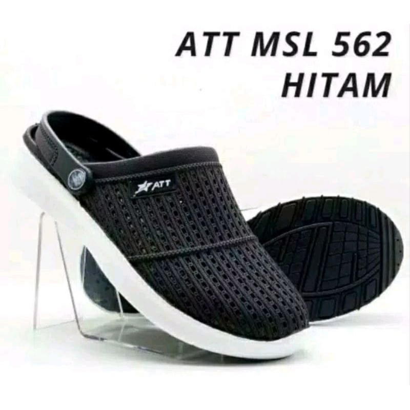 sepatu sandal pria ATT MSL 562. 39-40 - sandal msl bahan karet ringan nyaman