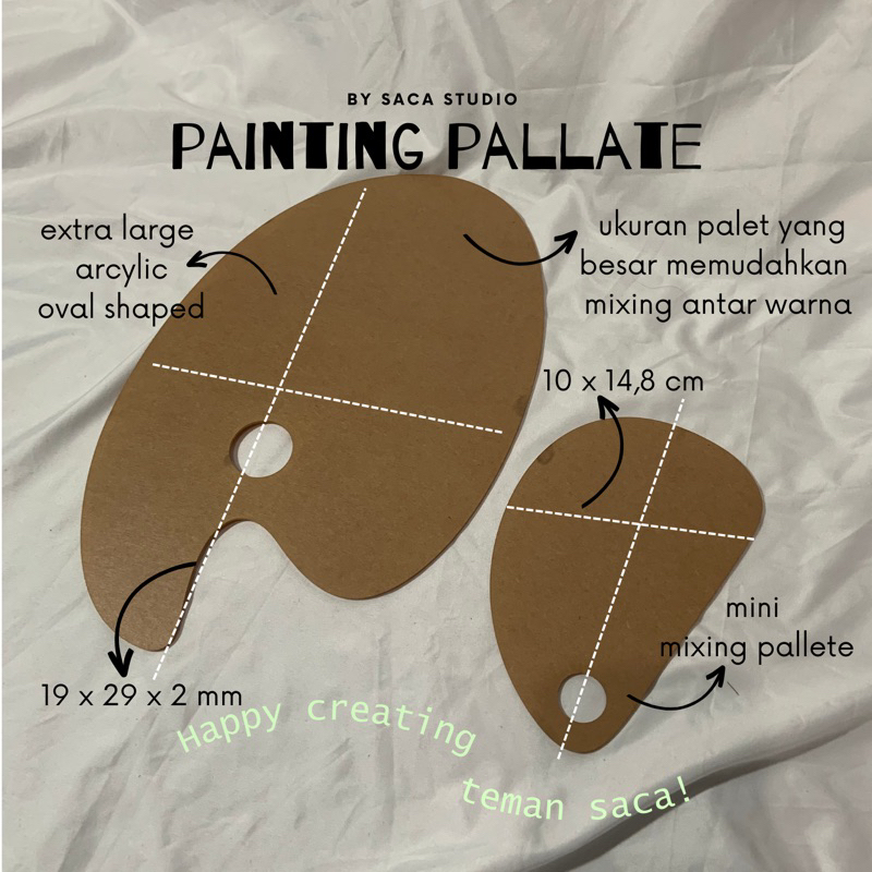 

PAINTING PALETTE / MIXING PALLATE CAT AIR