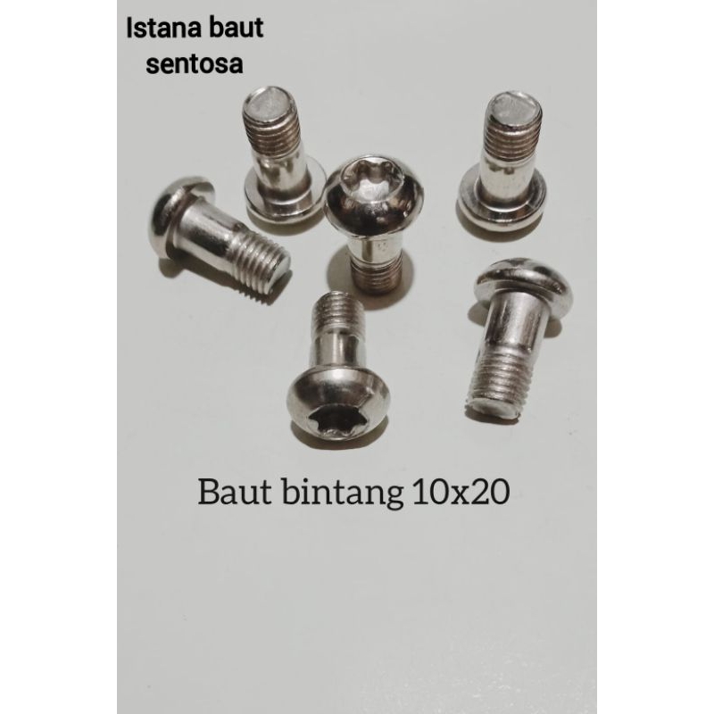 Baut bintang rem M.10x20 Vixion