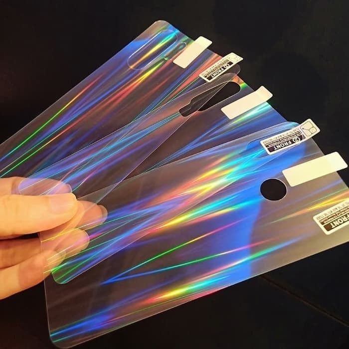 IPHONE 11 IPHONE 11 PRO IPHONE 11 PRO MAX SKIN AURORA RAINBOW ANTI GORES BELAKANG