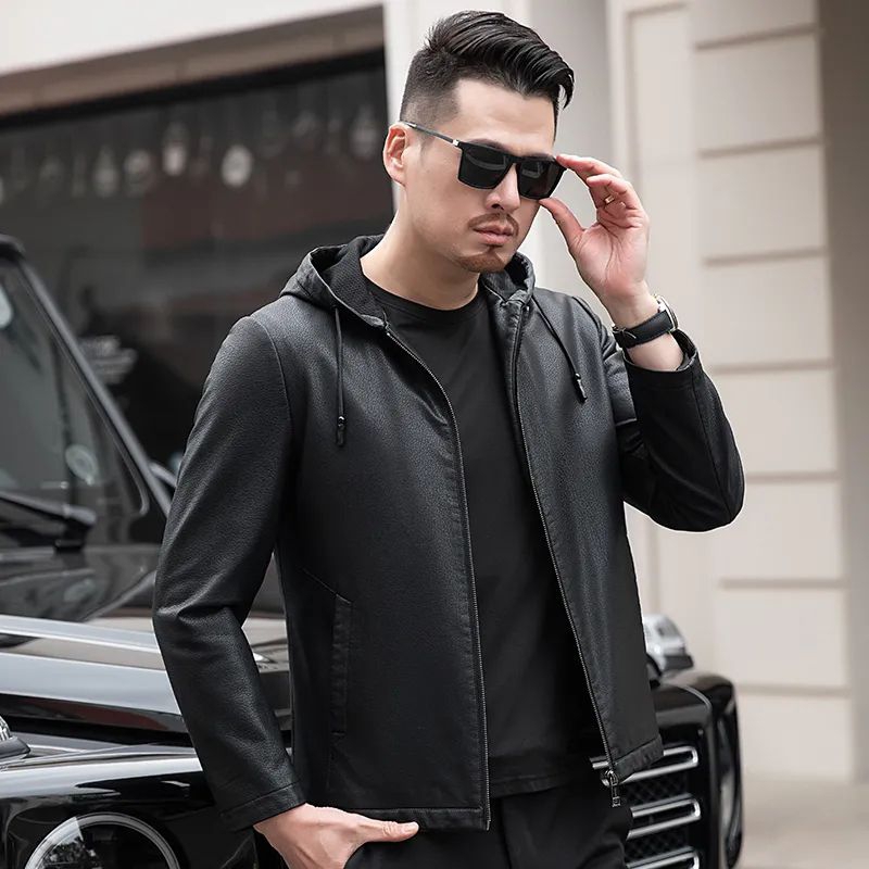 jakrtkulit anak muda jaketkulitmodelkupluk jaket model simple jaket resleting jaket pria hargamurahj