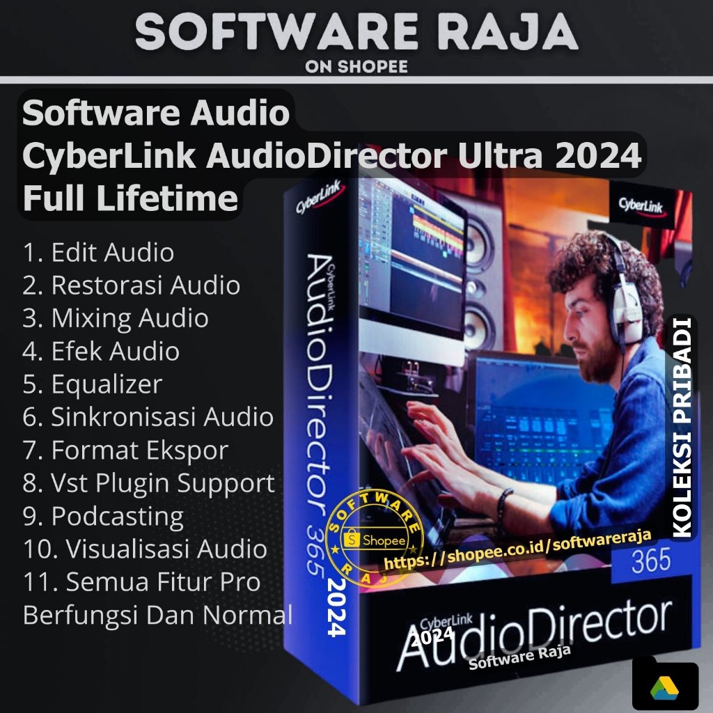 CyberLink AudioDirector Ultra 2024 Software PC