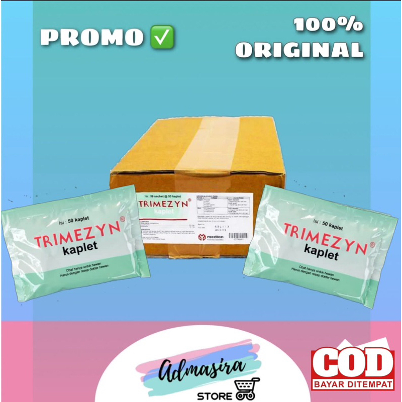 TRIMEZYN KAPLET 50Kaplet Kemasan Box MEDION