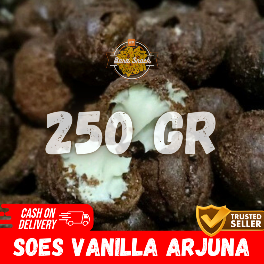 

[ 250gr ] Soes Vanilla Premium / Sus Kering Vanilla Cap Arjuna / Camilan Snack Kiloan Murah