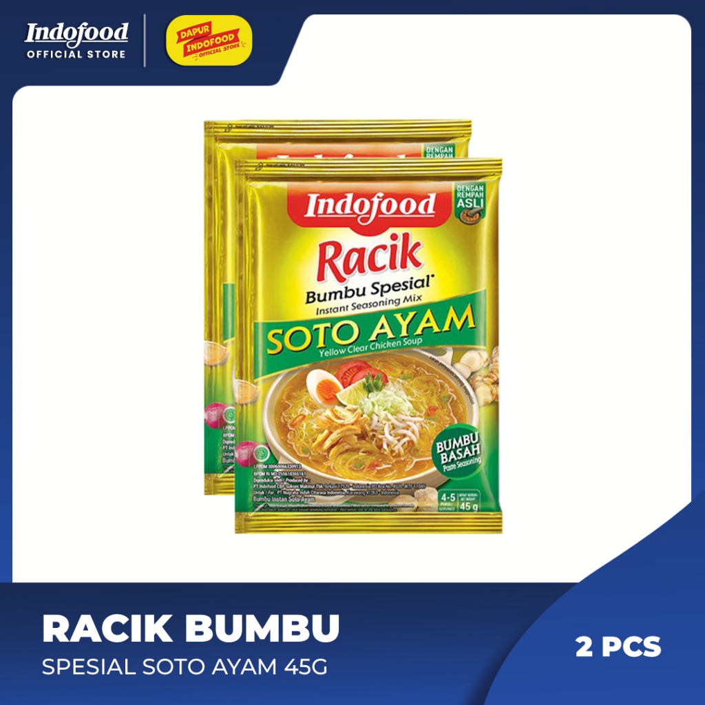 

2 Pcs - Racik Bumbu Spesial Soto Ayam 45g